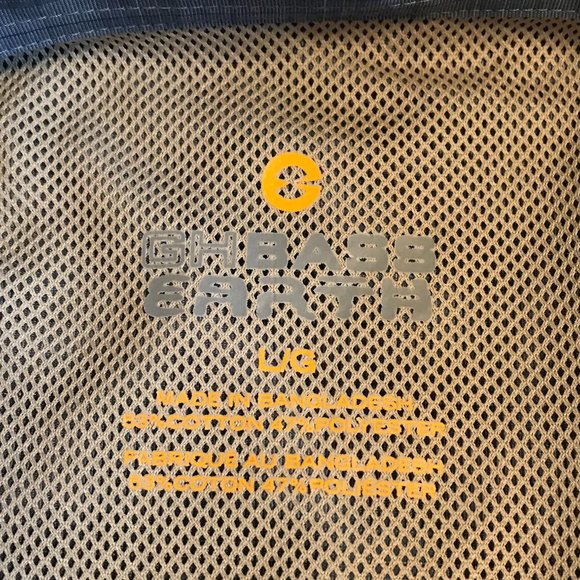 GH Bass Earth Blue Plaid Short Sleeve Two Pocket Men's Shirt Large - Picture 12 of 16